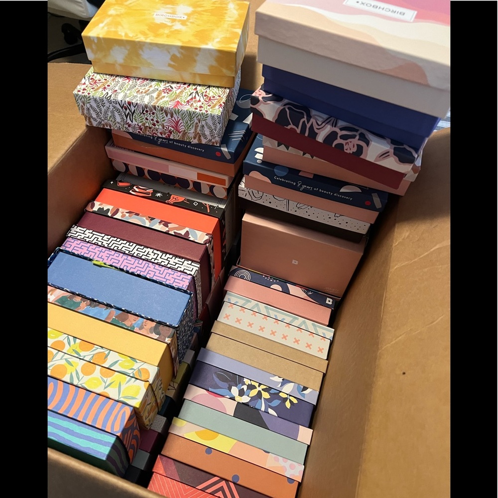 Birchbox empty boxes